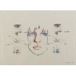 Larry Rivers "Diane Raised IV" Lithograph
