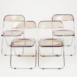 Set of 4 Castelli Plia Folding Chairs