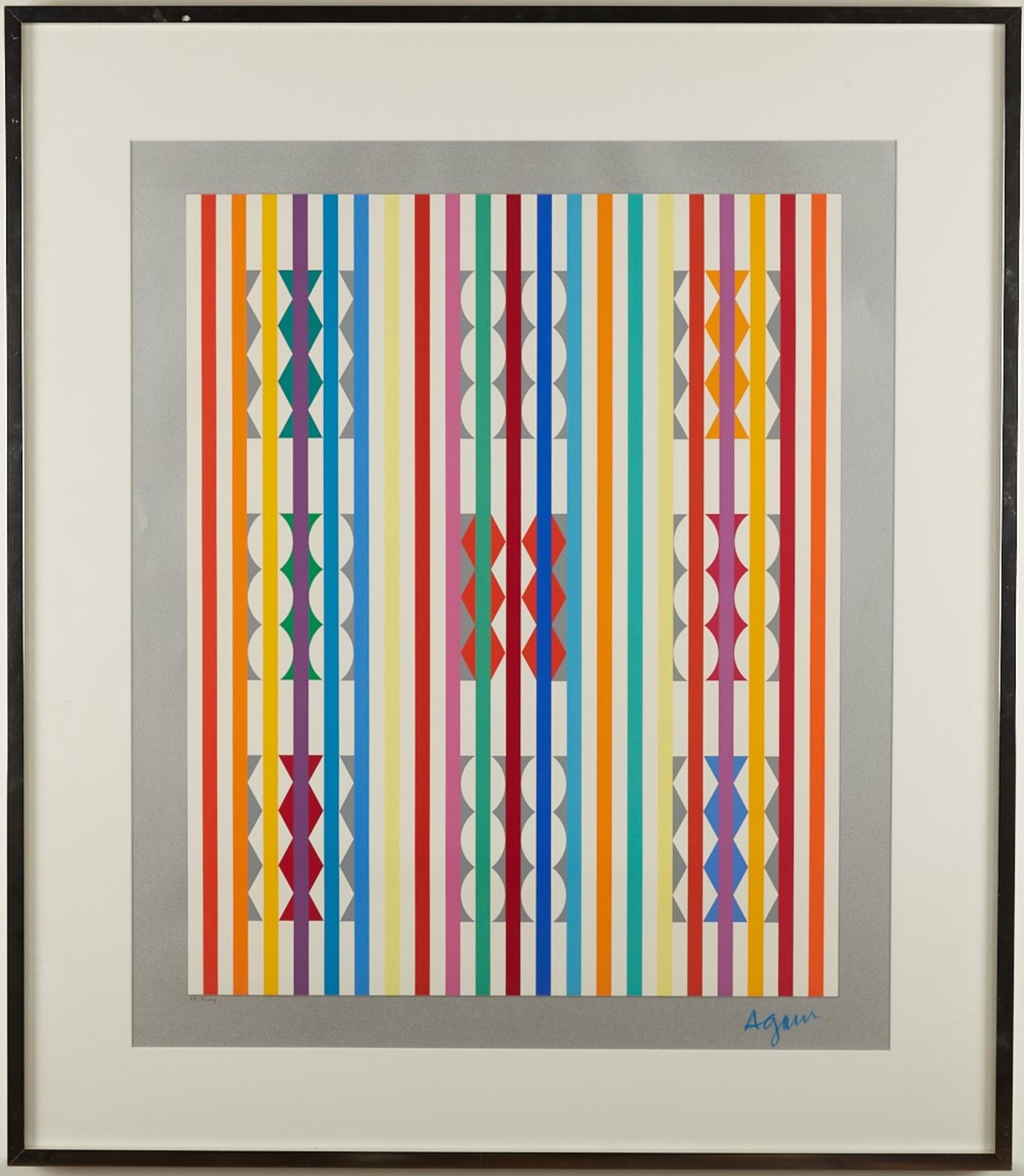 Yaacov Agam Abstract Silkscreen - Bild 2 aus 4