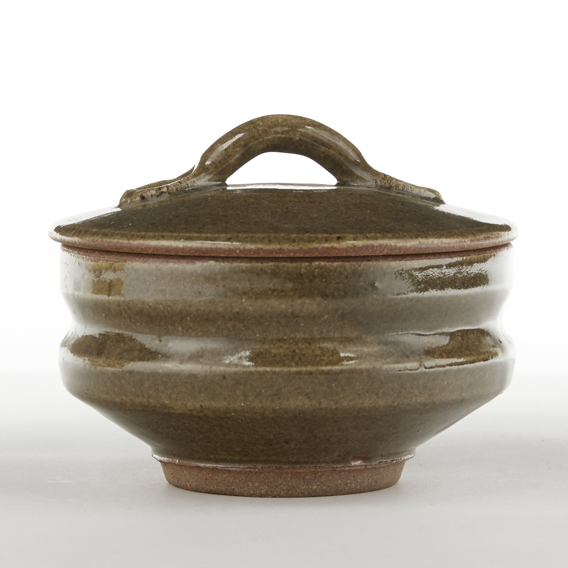 Warren MacKenzie Studio Pottery Lidded Bowl Marked - Image 3 of 7