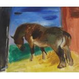 Cameron Booth Chestnut Horse Oil on Canvas