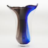 Linstrand Swedish Modern Orrefors Art Glass Vase