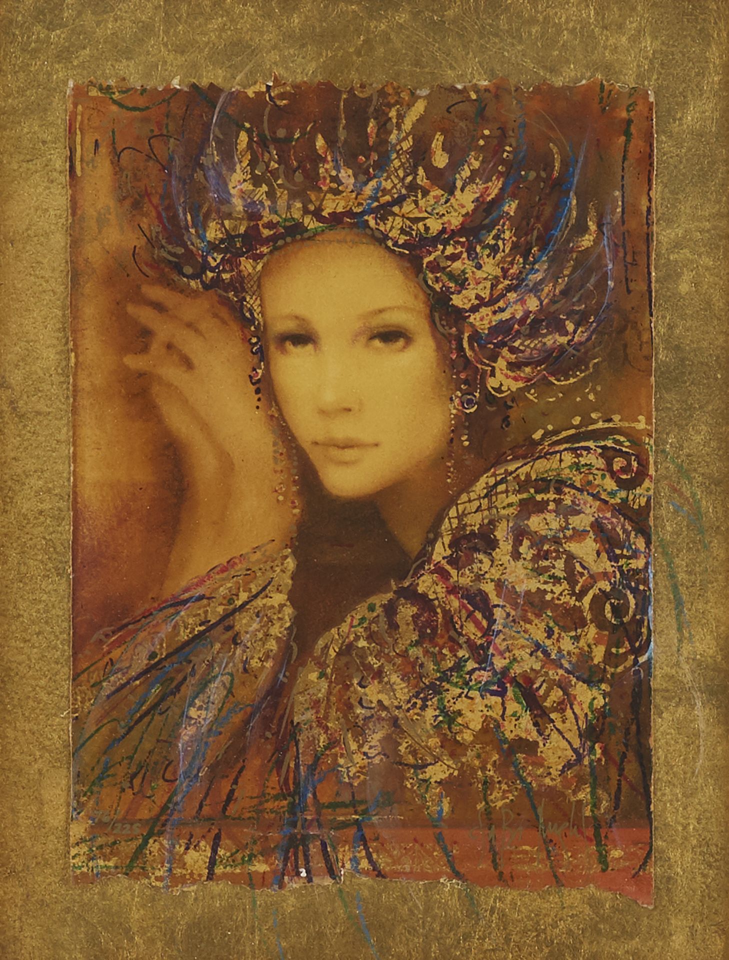 Csaba Markus "Diamond Princess" Serigraph