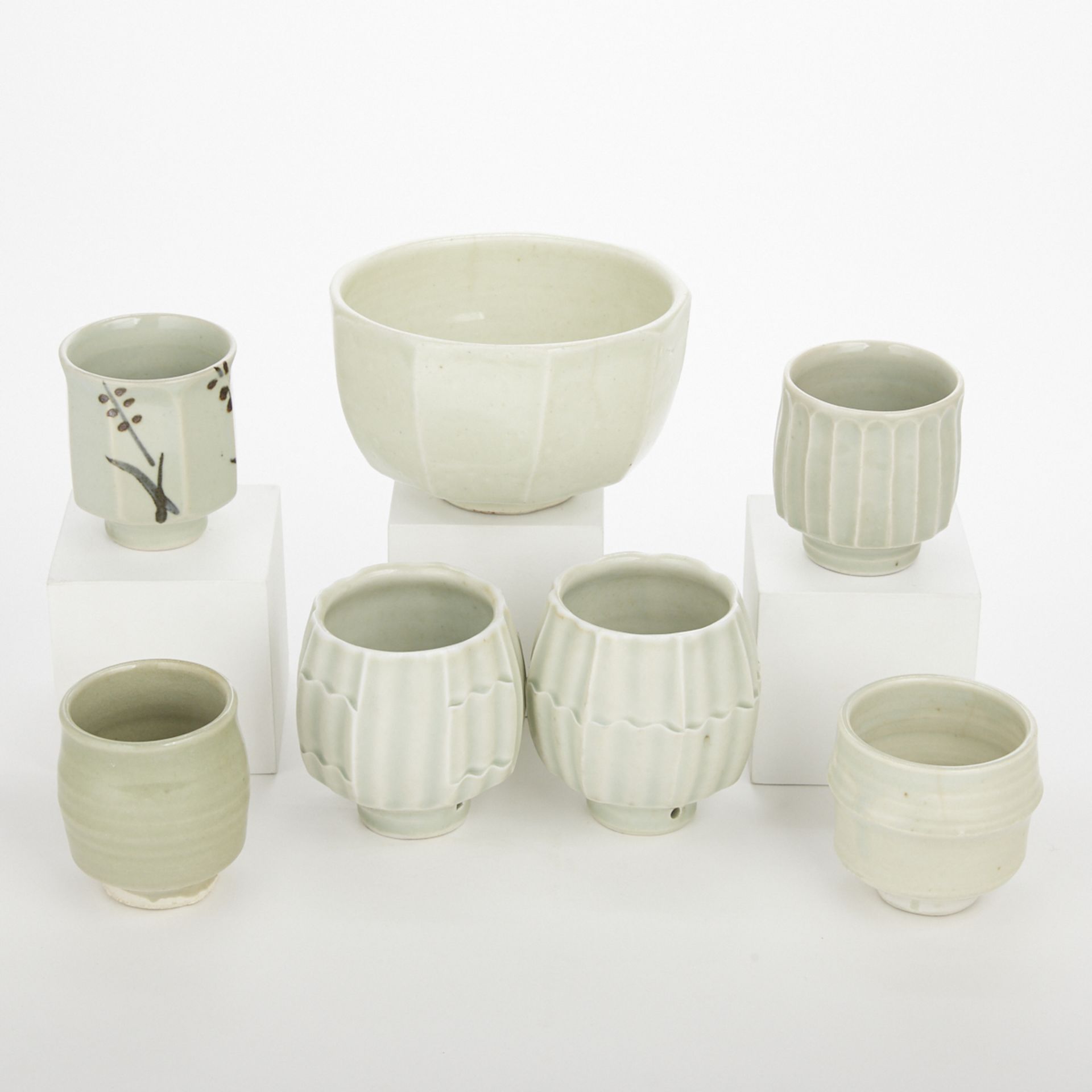 Grp: 7 Jeff Oestreich Celadon Ceramics - Image 2 of 6