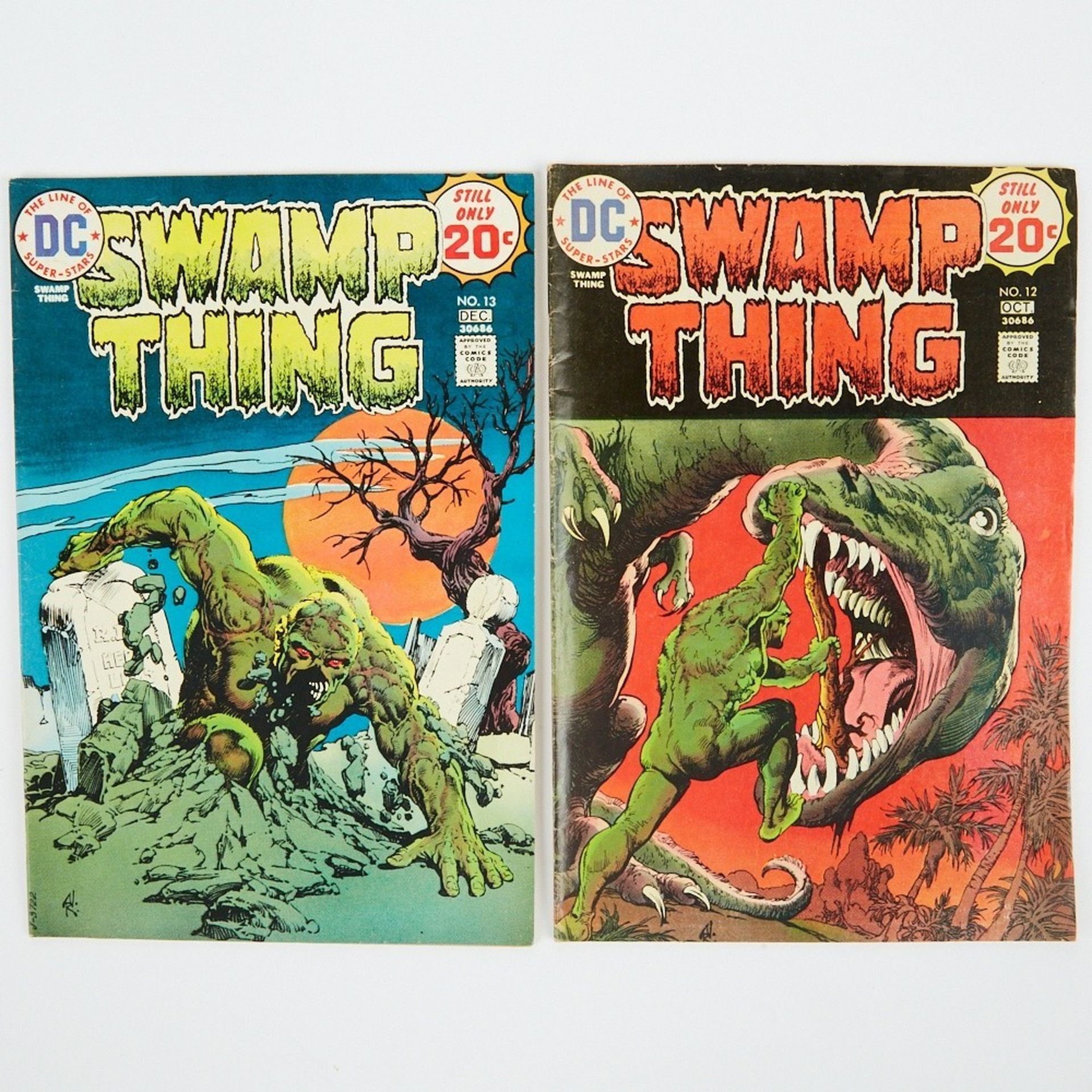 Grp: 8 Man-Thing and 2 Swamp Thing Marvel Comic Books - Bild 9 aus 9