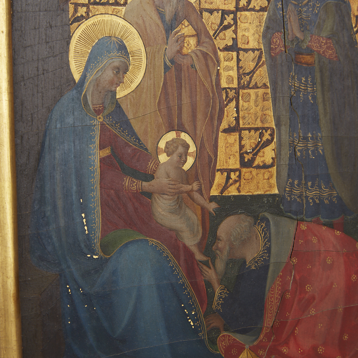 After Fra Angelico "The Annunciation and Adoration of the Magi" Tempera Gold on Panel - Image 6 of 10