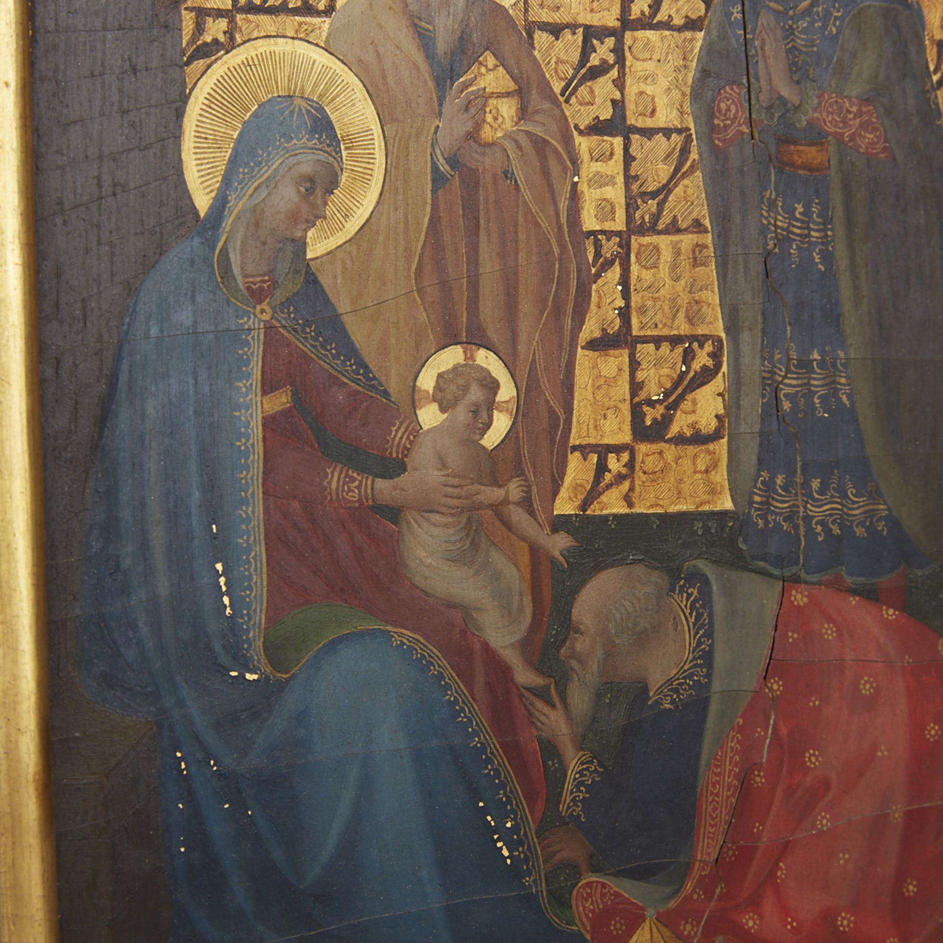 After Fra Angelico "The Annunciation and Adoration of the Magi" Tempera Gold on Panel - Bild 6 aus 10