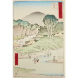 Utagawa Hiroshige "Kakegawa - Tokaido" Woodblock Print