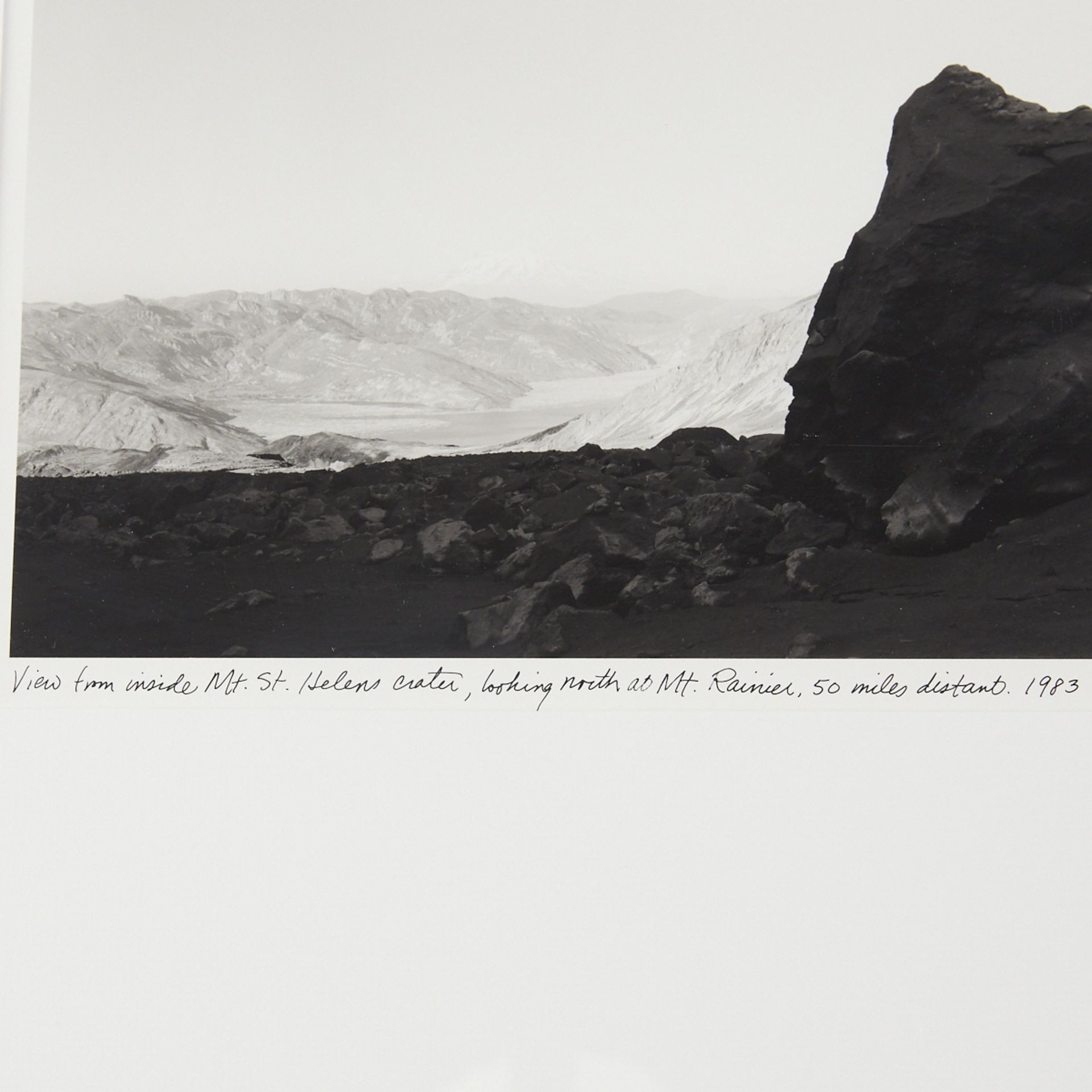 Frank Gohlke "View from Inside Mt. St. Helens" Photograph - Image 3 of 3