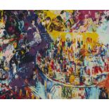 Leroy Neiman "Toots Shor's Bar" Serigraph