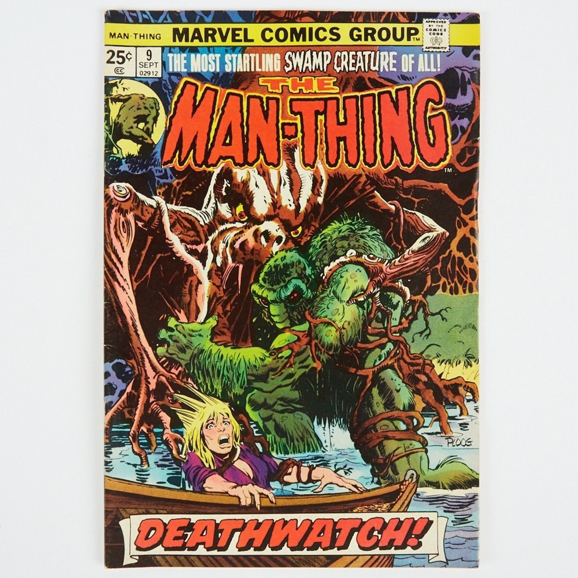 Grp: 8 Man-Thing and 2 Swamp Thing Marvel Comic Books - Bild 6 aus 9