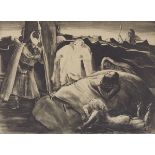 Adolf Dehn "Tristan and Isolde" Lithograph