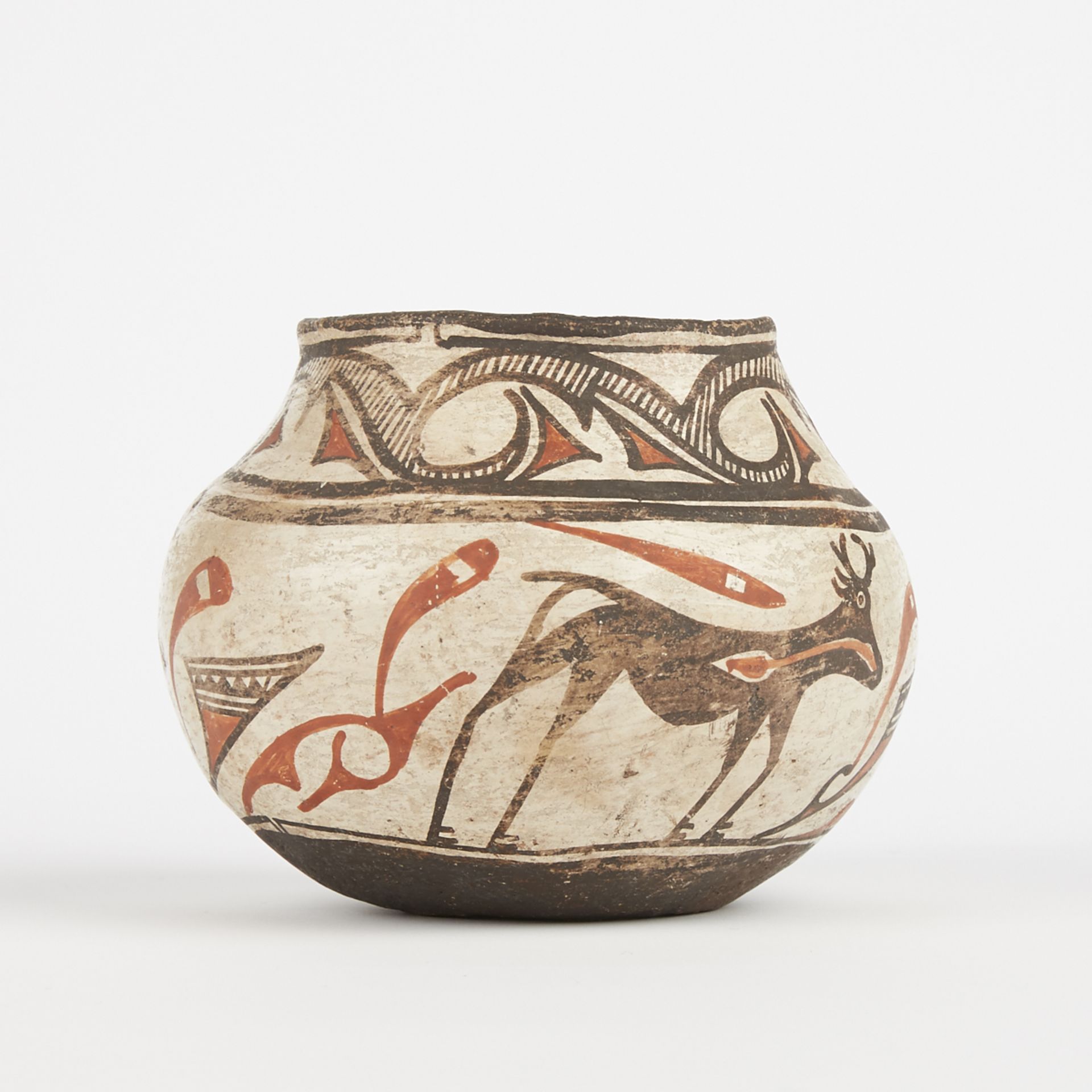 Early Zuni Pueblo Child's Olla Pottery Water Jar - Image 2 of 5