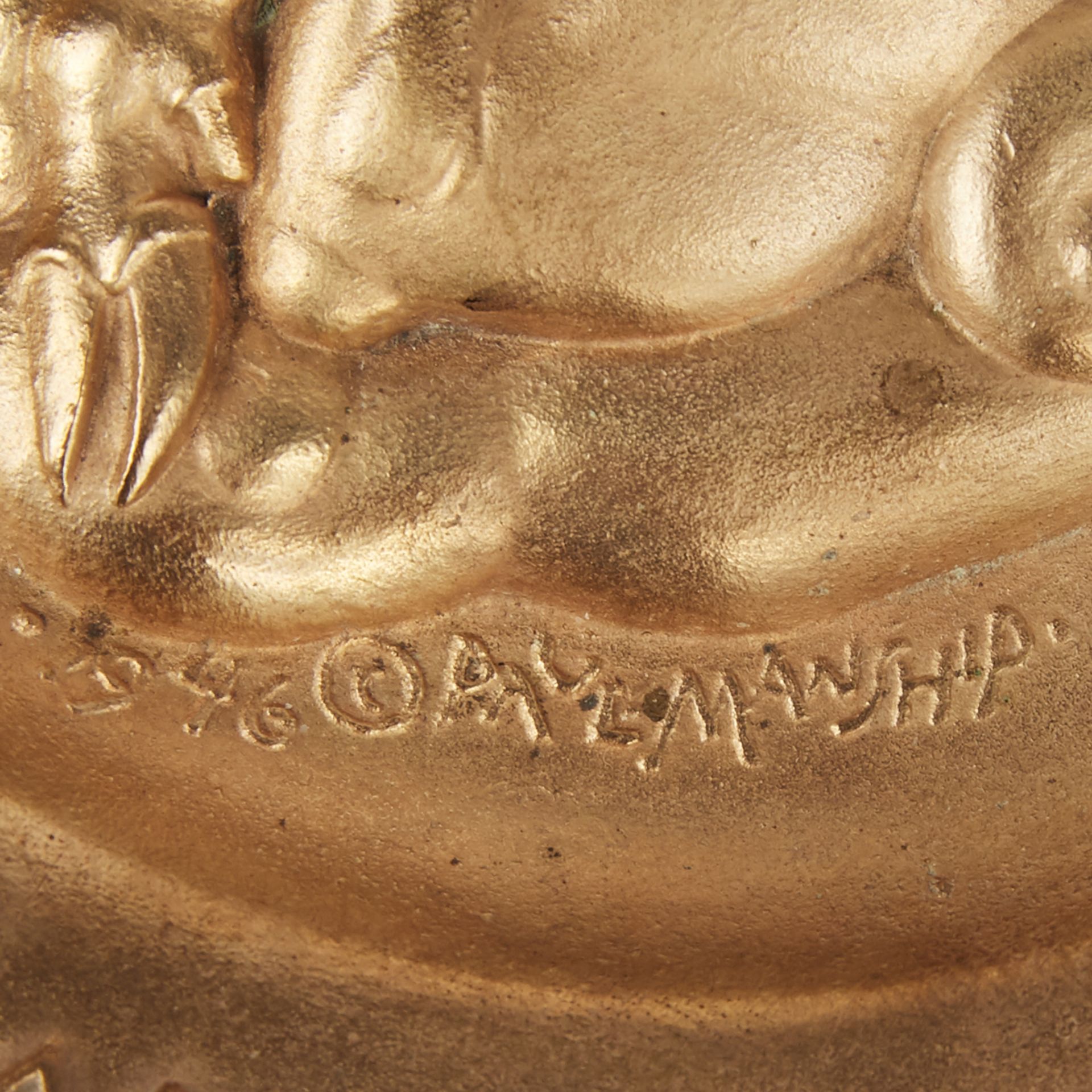 Paul Manship Bronze Taurus Zodiac Tray - Bild 4 aus 4