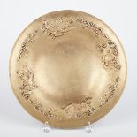 Art Deco Bronze Four Seasons Bowl