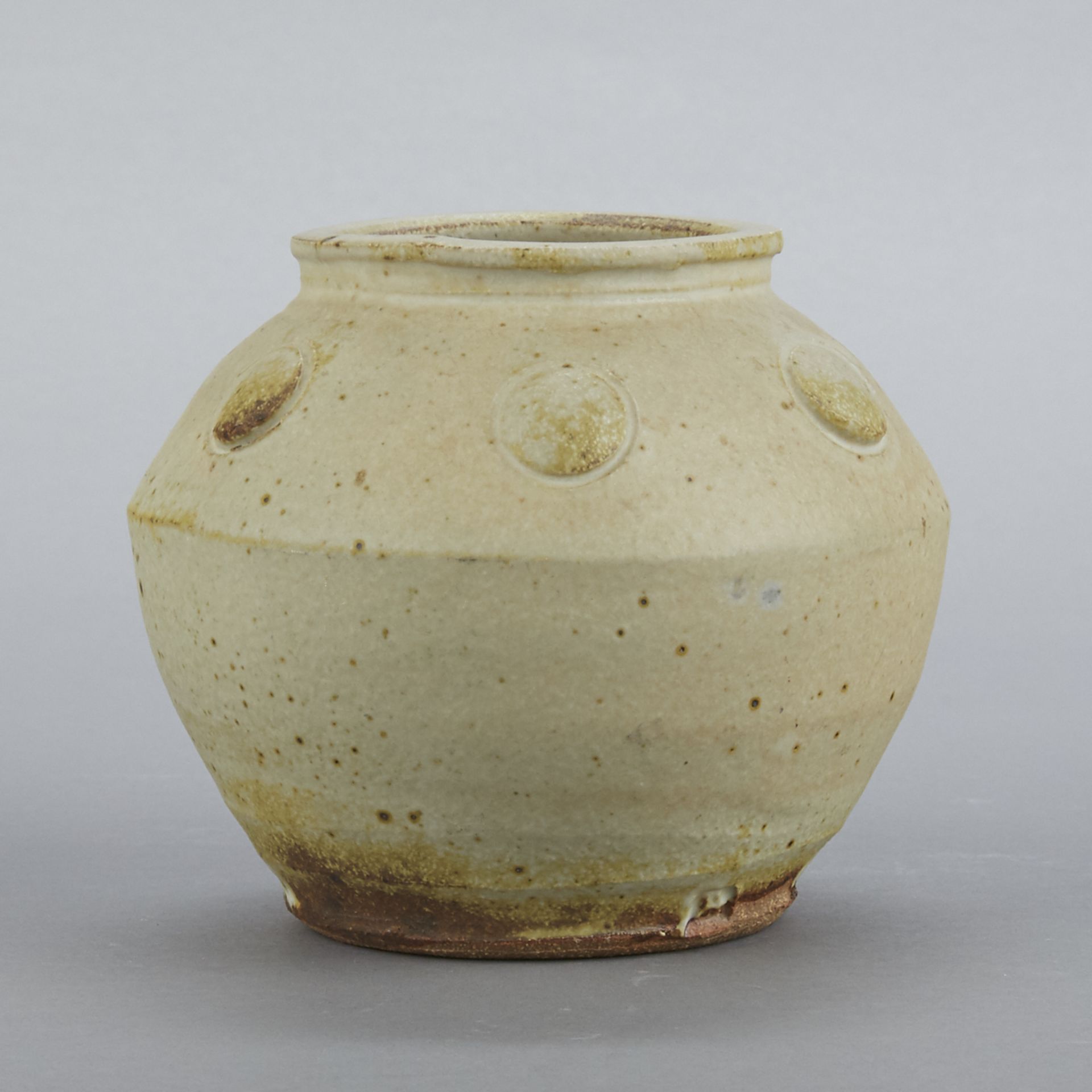 Warren MacKenzie Bowl w/ Raised Circles Marked - Image 3 of 7