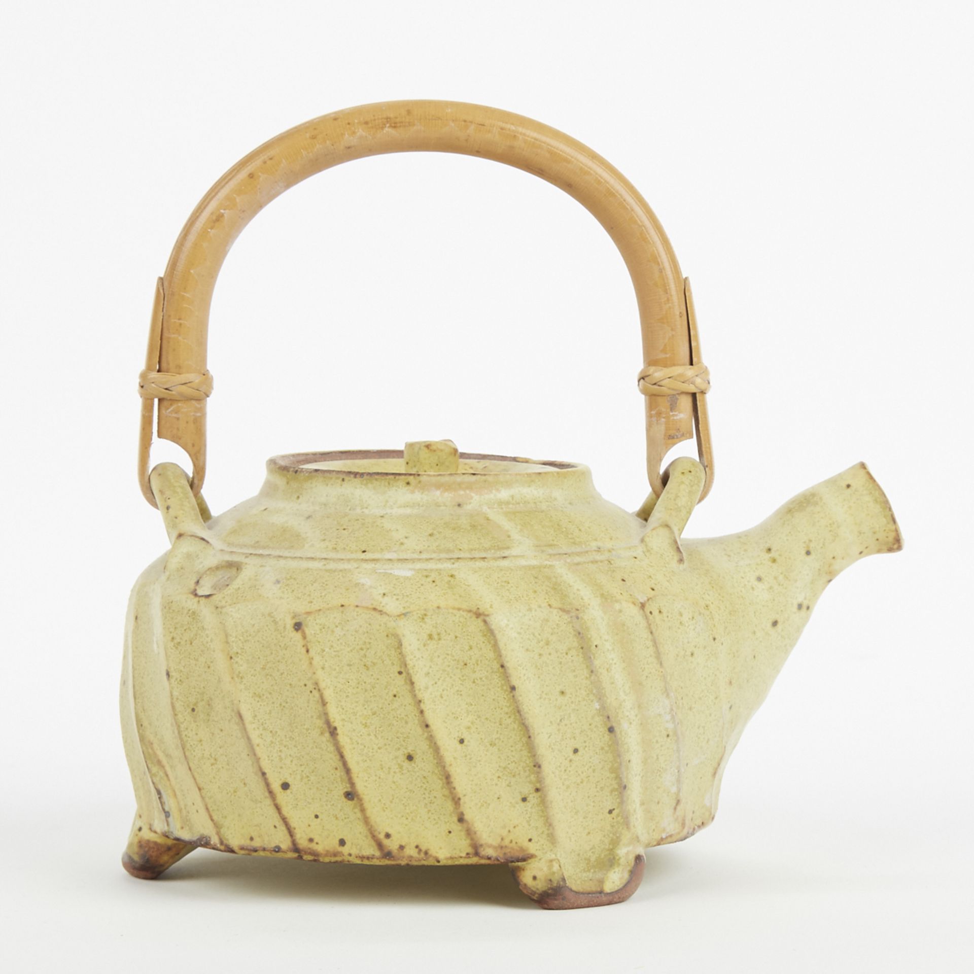 Warren MacKenzie Studio Ceramic Teapot Marked - Image 5 of 6