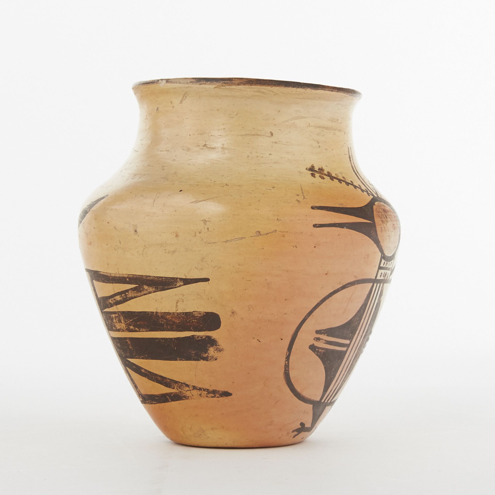 Sadie Adams Hopi Pueblo Tewa "Bird" Pottery Vase - Bild 4 aus 6