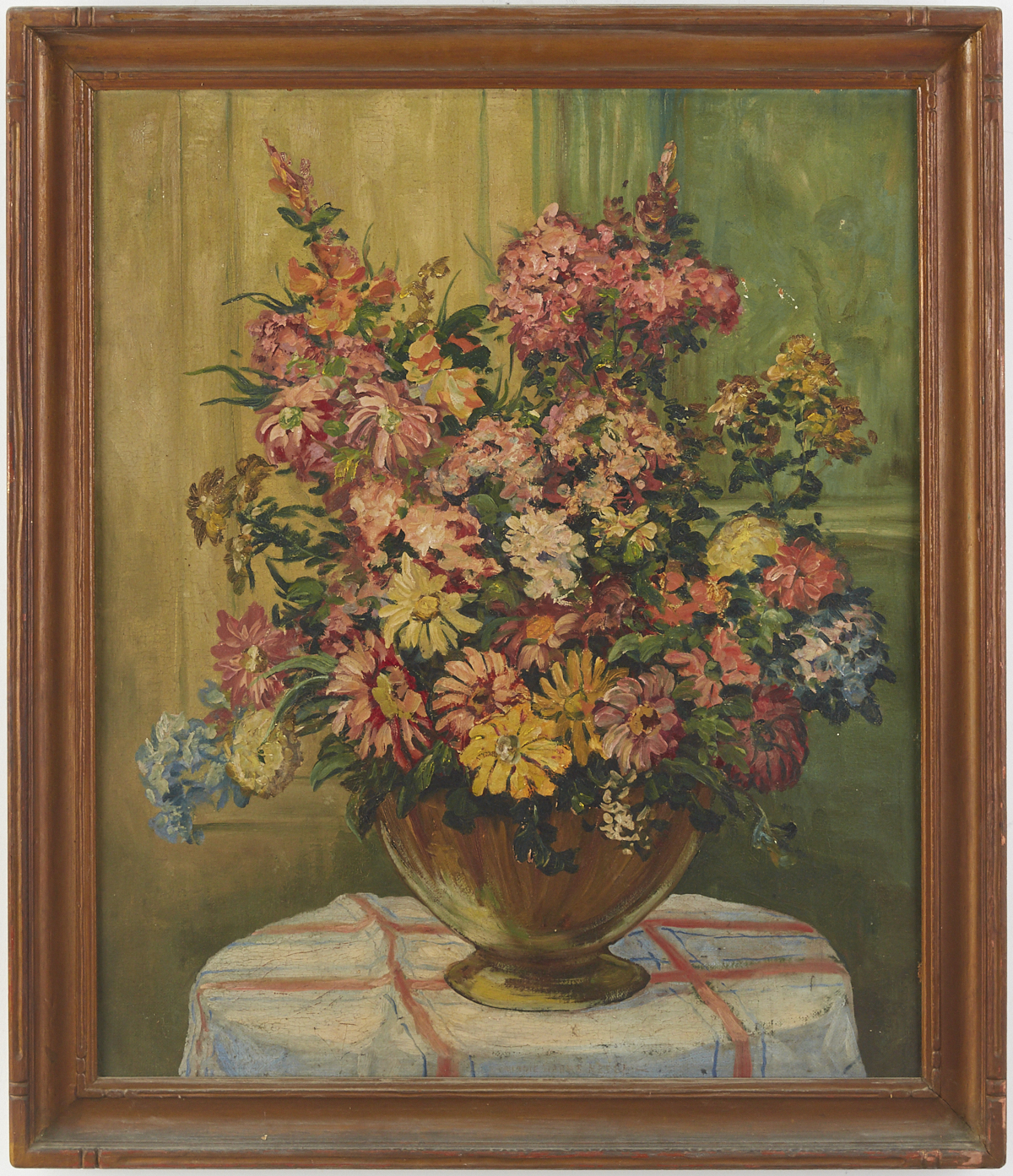 Minnie Harms Neebe Still Life Oil on Board - Image 2 of 3