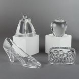 Grp: 4 Steuben Neiman Marcus Finnish Glass Crystal Pieces