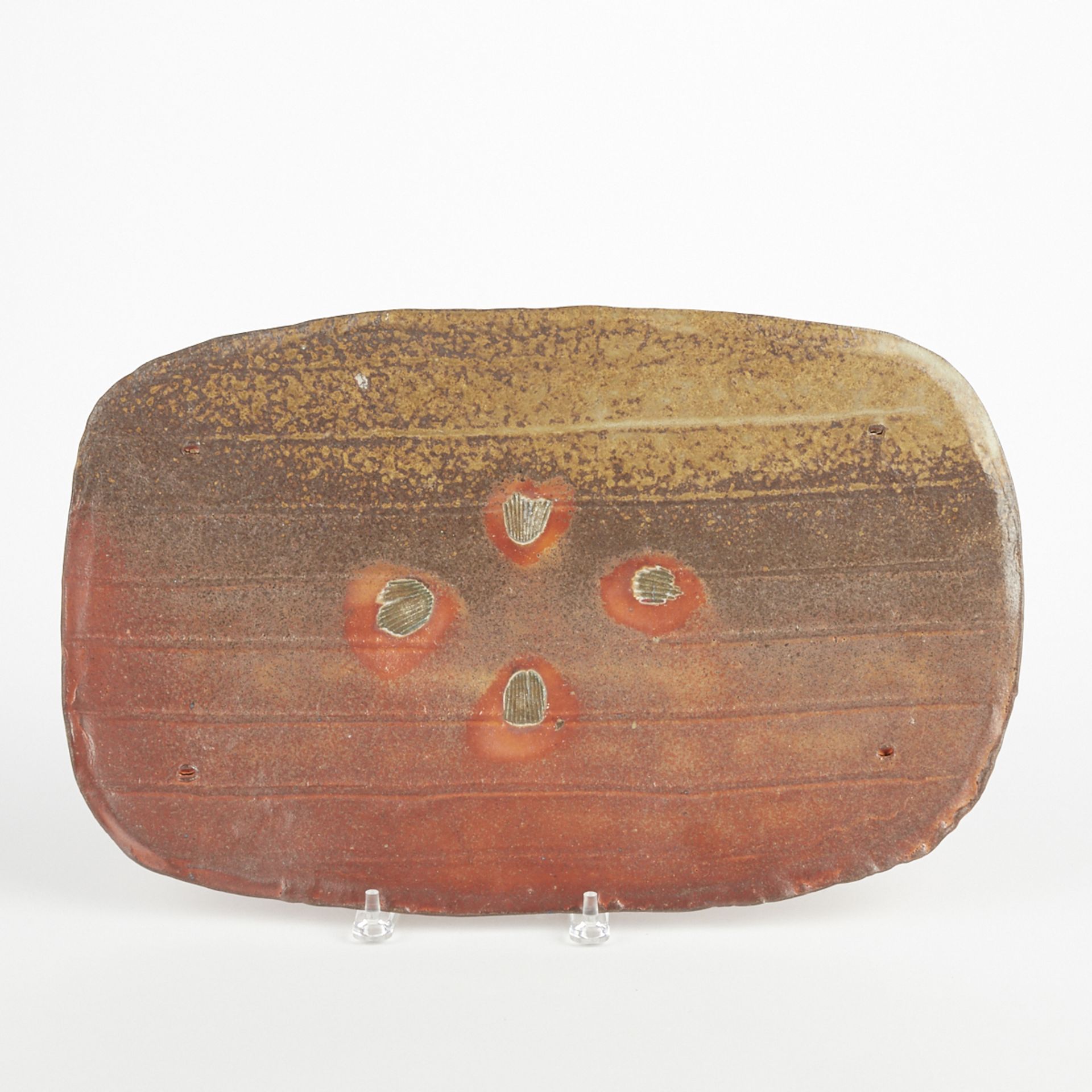 Randy Johnston Anagama Ceramic Platter