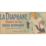 Jules Cheret "La Diaphane" Art Nouveau Advertising Poster