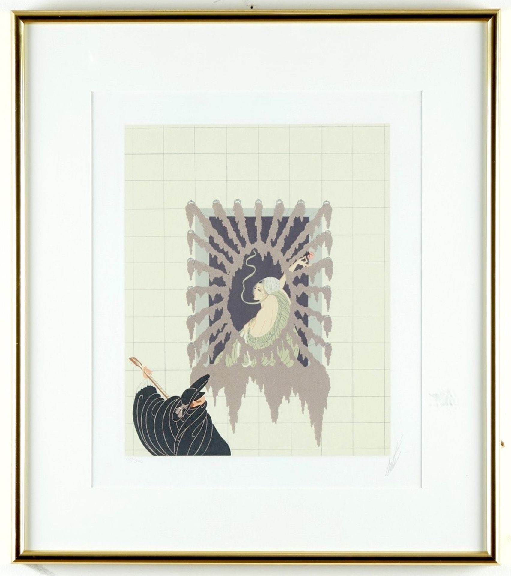 Erte "La Serenade" Serigraph - Bild 2 aus 4