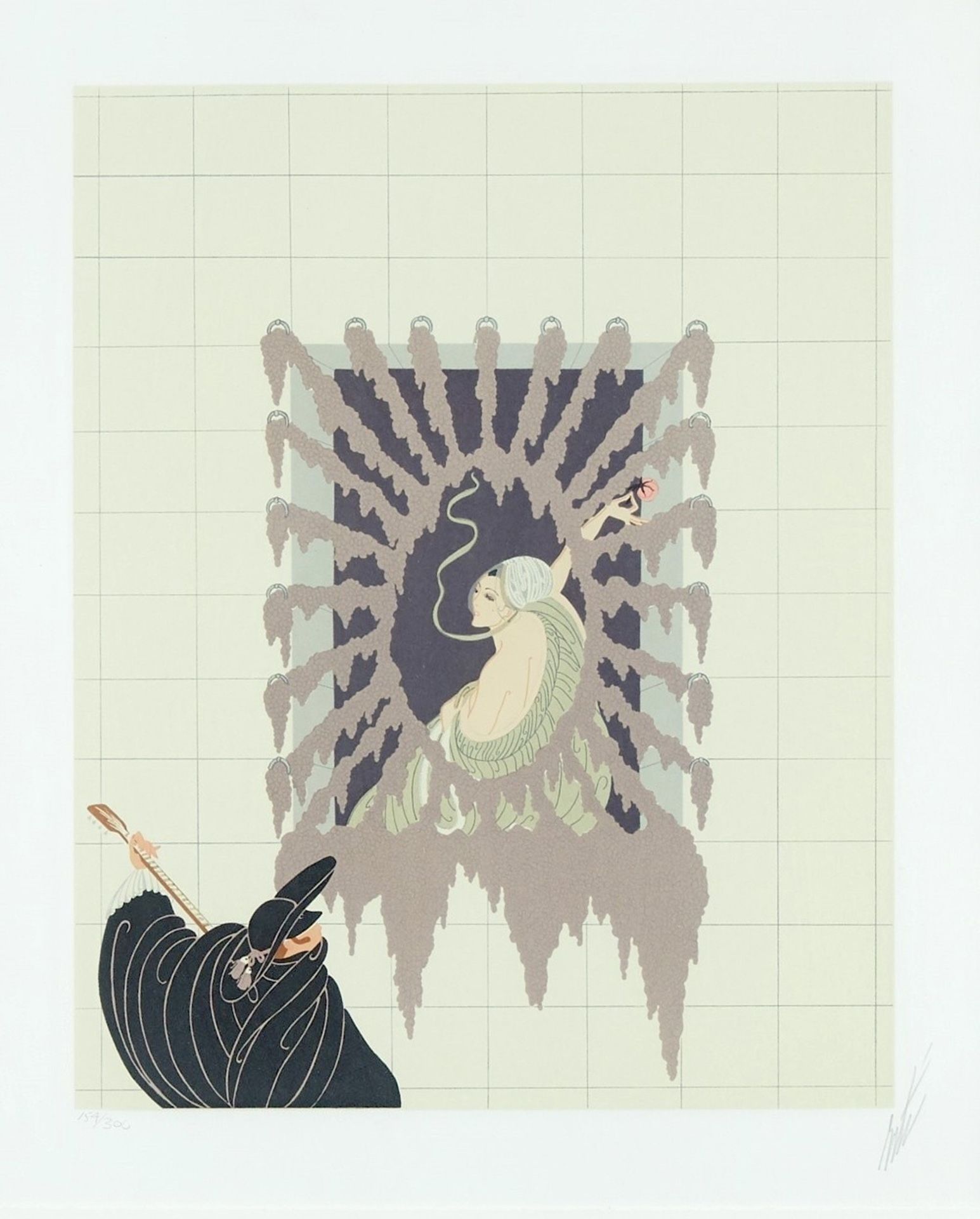 Erte "La Serenade" Serigraph