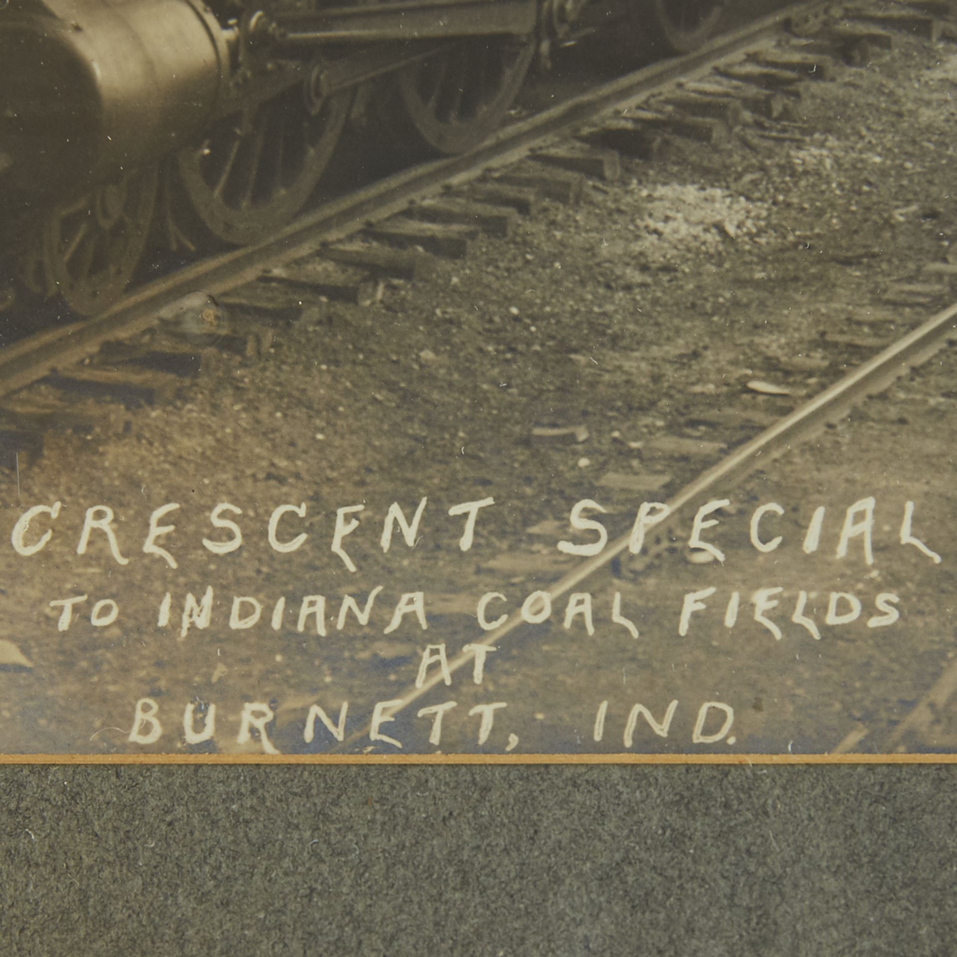 Antique "Crescent Special" Indiana Train Photograph - Image 3 of 4