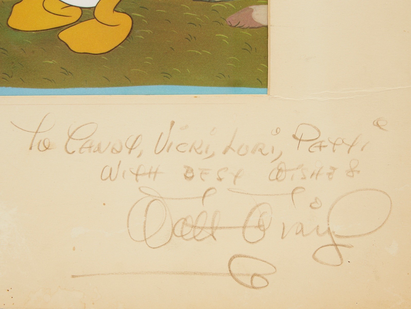 Walt Disney Signed Donald Duck - Image 4 of 6