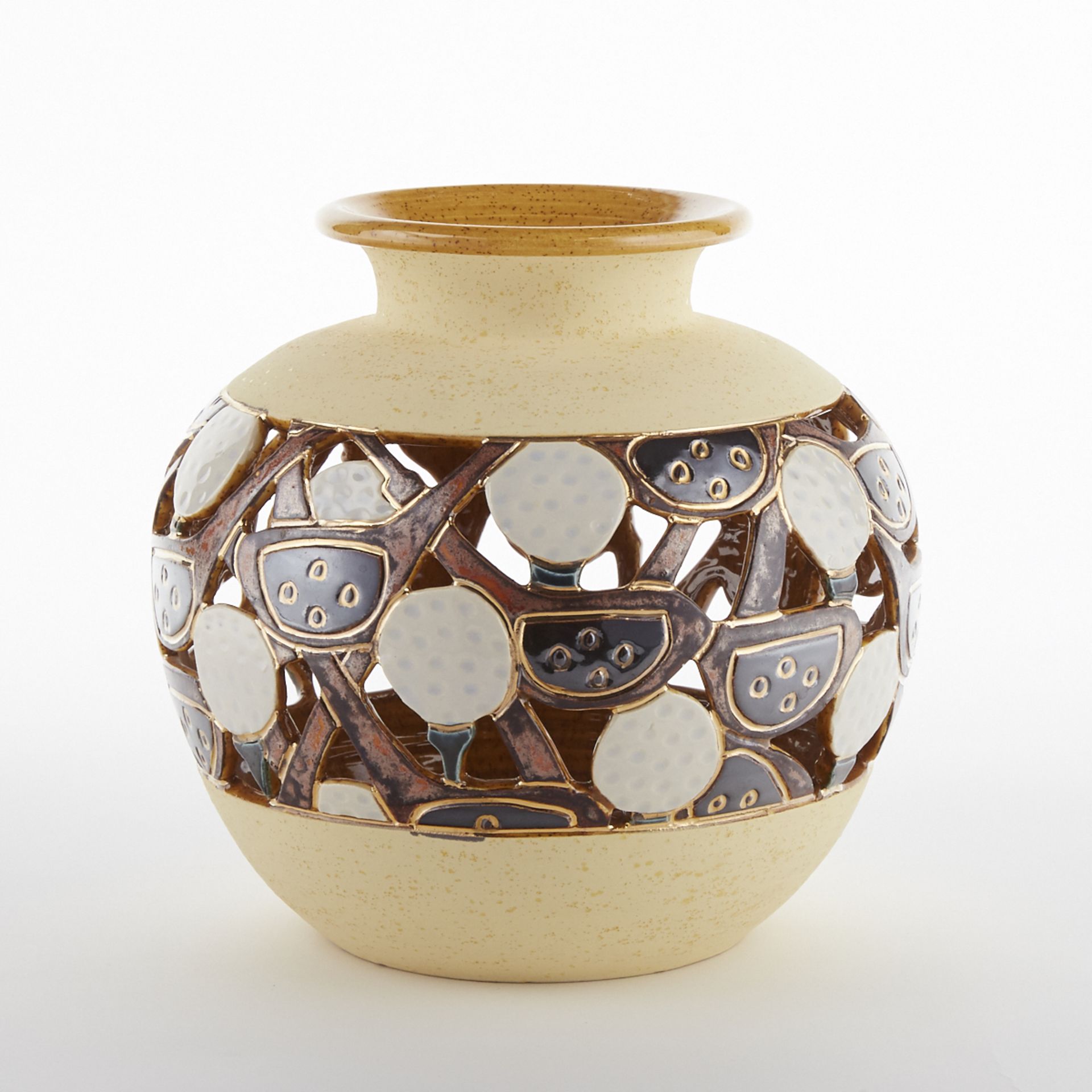 Bonnie Waletzko Reticulated Golf Vase - Image 2 of 5