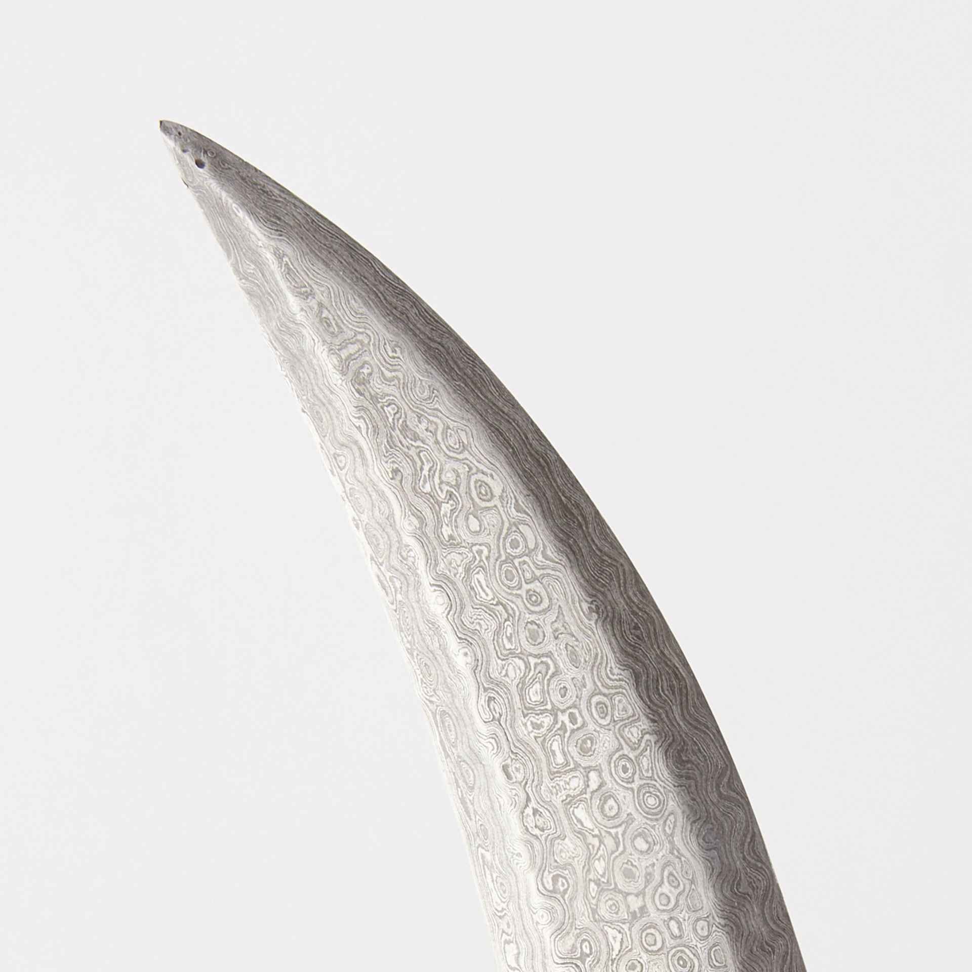 Indian Jambiya Knife with Inlaid Parasol Inscription - Image 6 of 7