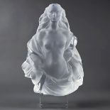 Frederick Hart "Fidelia" Lucite Sculpture of a Woman