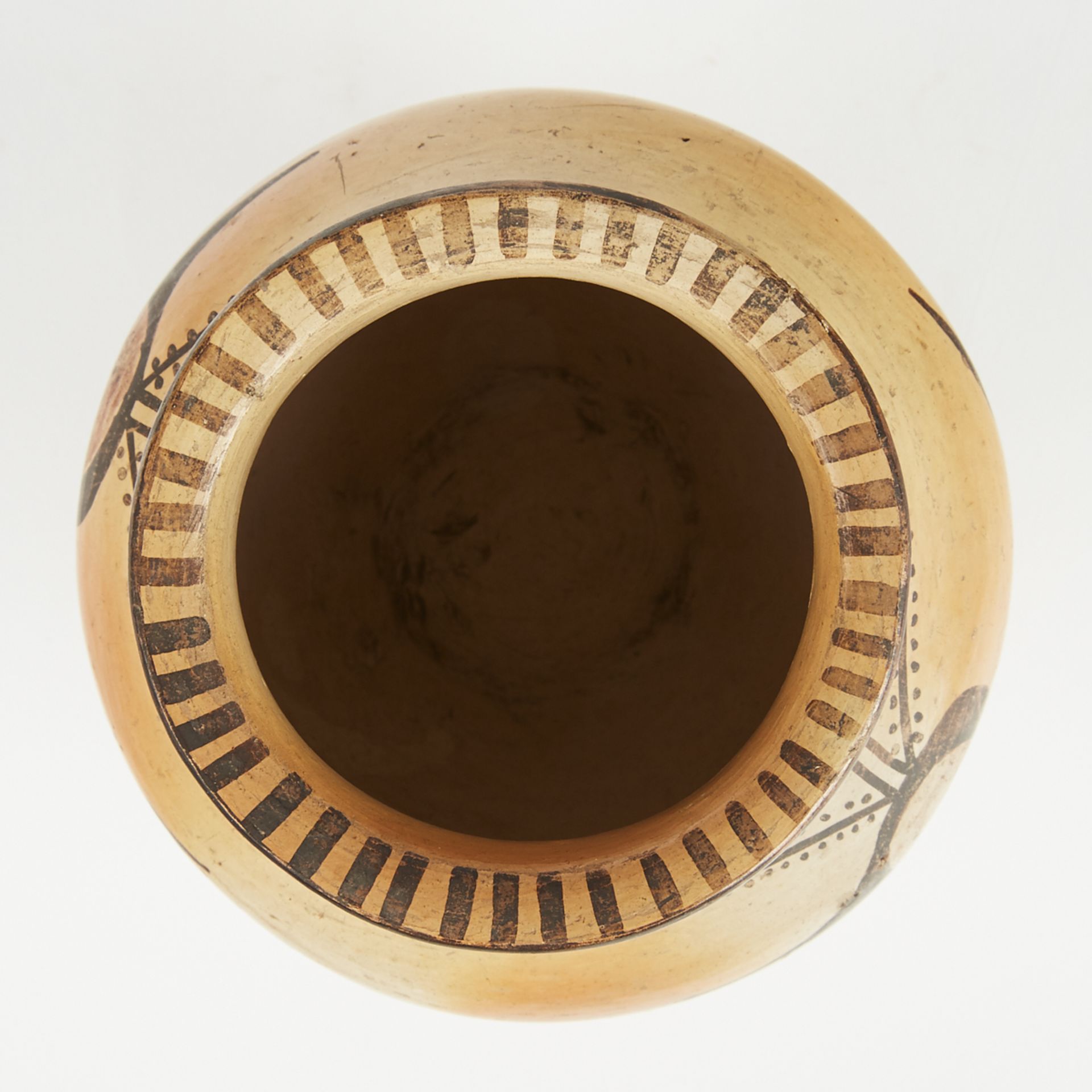 Sadie Adams Hopi Pueblo Tewa "Bird" Pottery Vase - Bild 5 aus 6