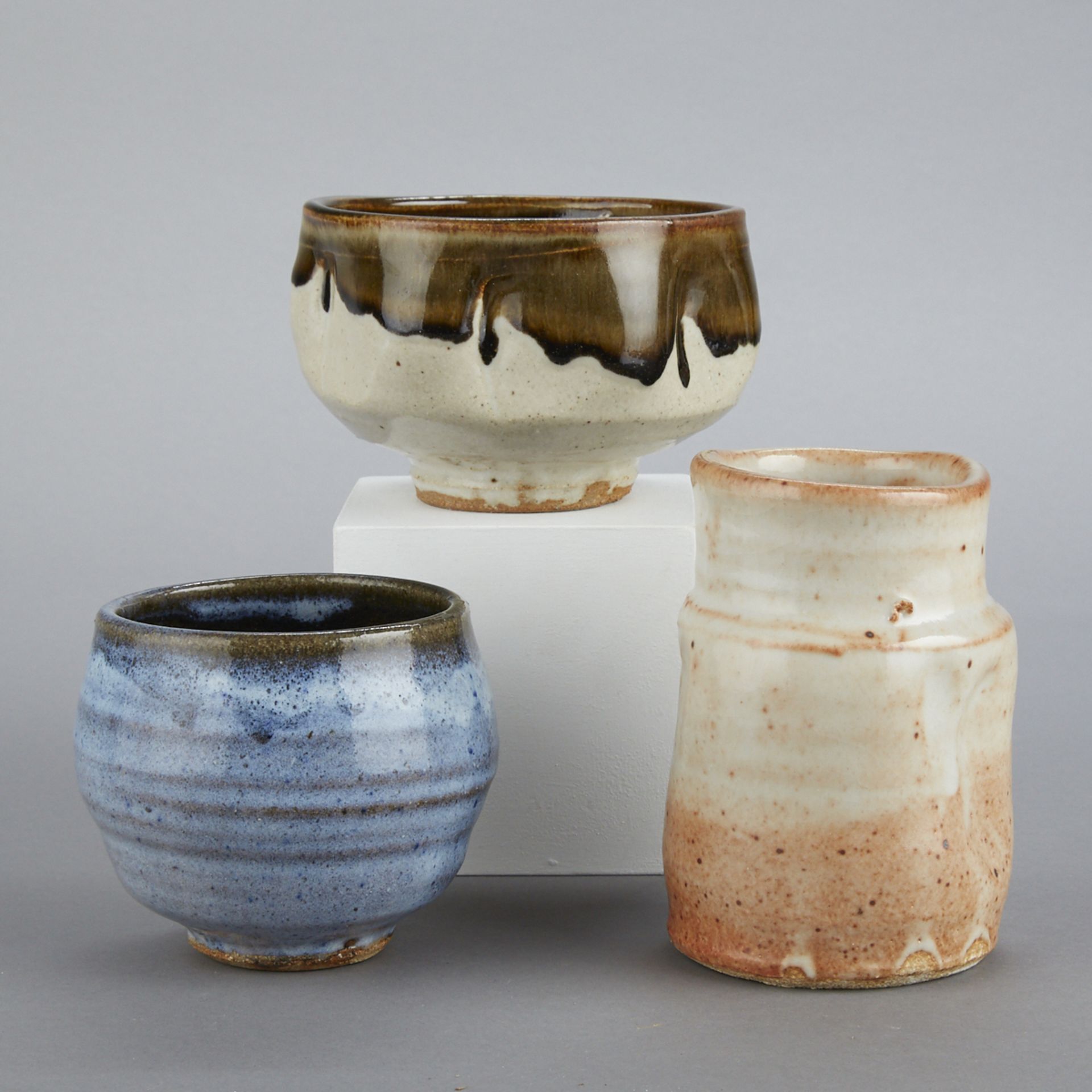 Grp: 3 Warren MacKenzie Studio Pottery Pieces Marked - Image 3 of 8