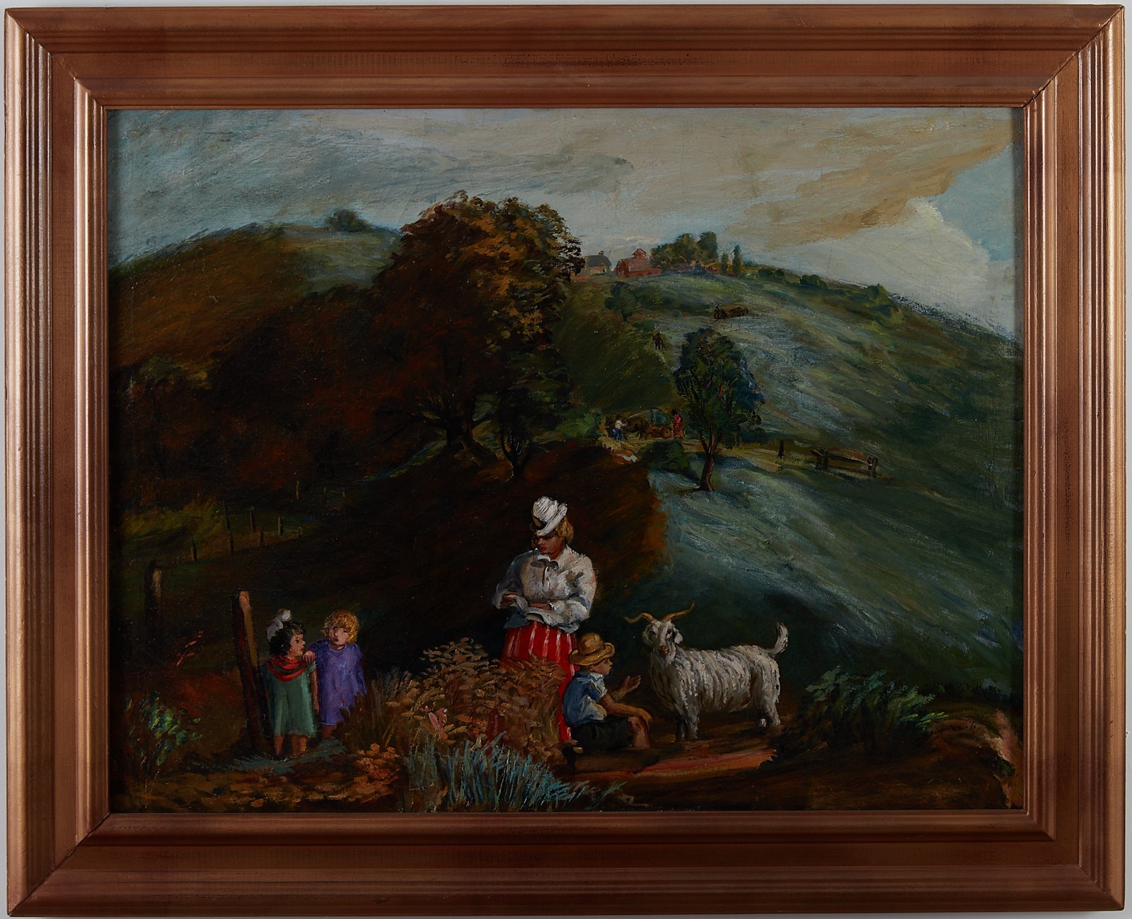 Glen Ranney "The Ram" Oil on Canvas - Image 2 of 3