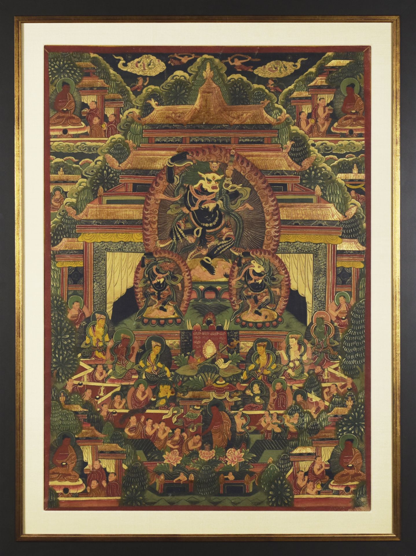 19th/20th c. Tibetan Thangka - Image 2 of 2