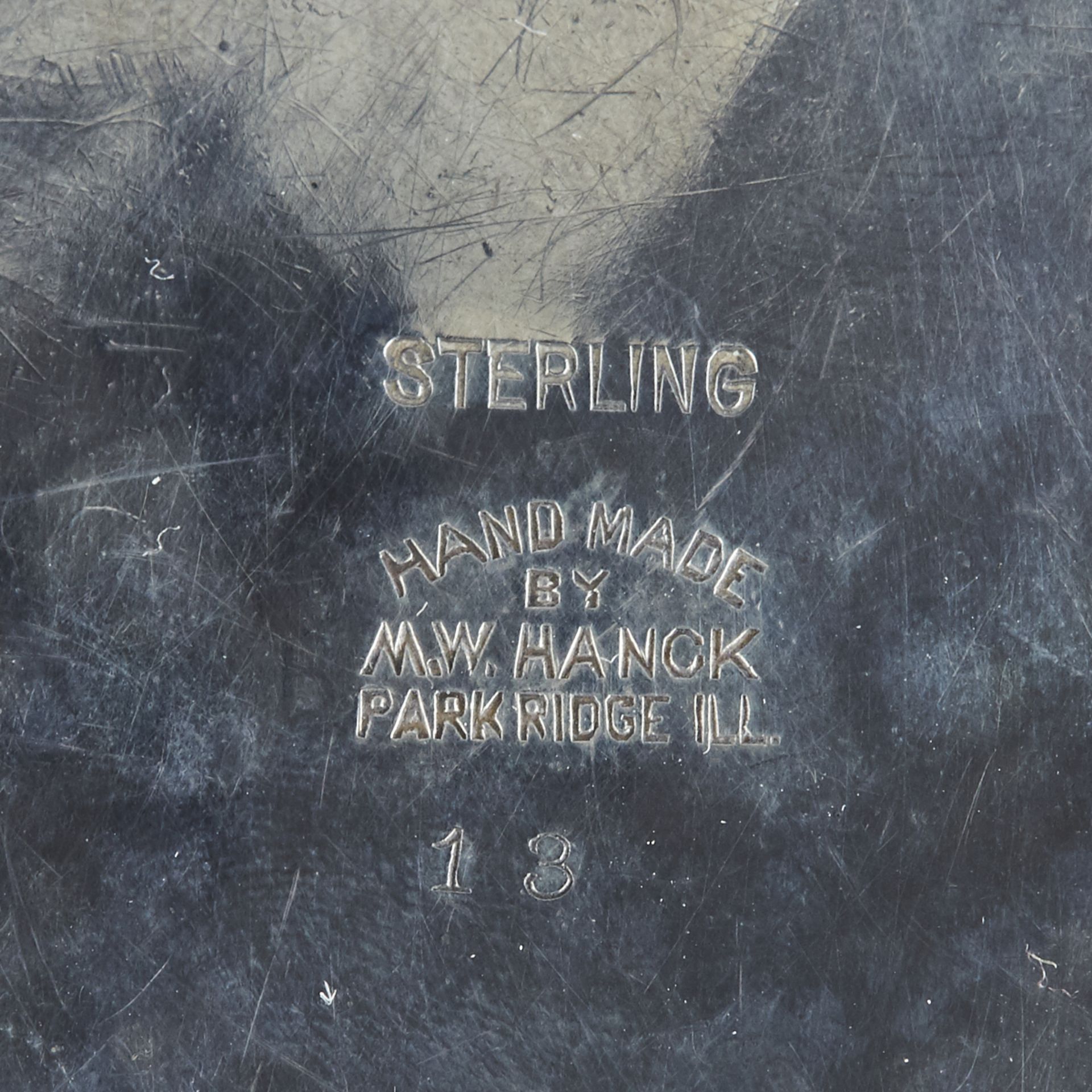 M. W. Hanck Sterling Silver Bowl - Chicago - Bild 5 aus 5