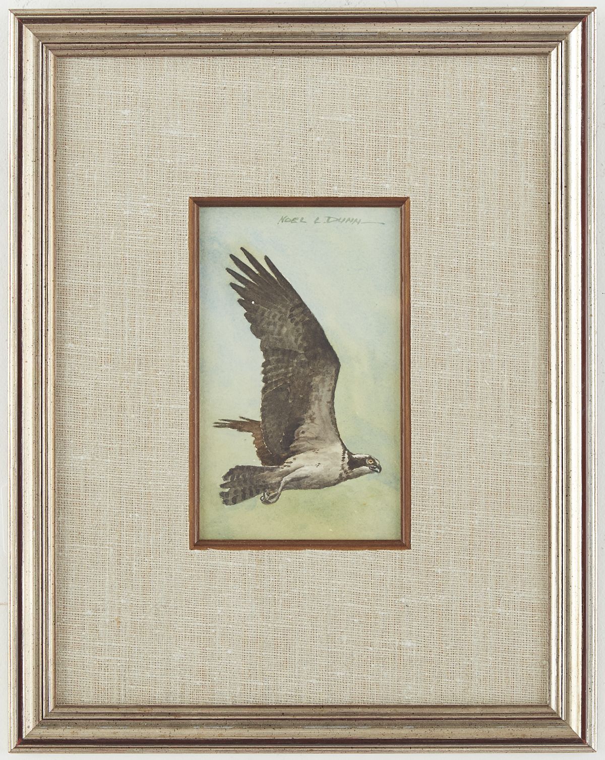 Noel L. Dunn "Falcon" Watercolor - Image 2 of 3