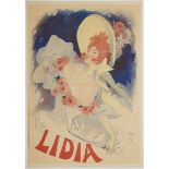 Jules Cheret "Lidia at the Alcazar d'Ete" Poster