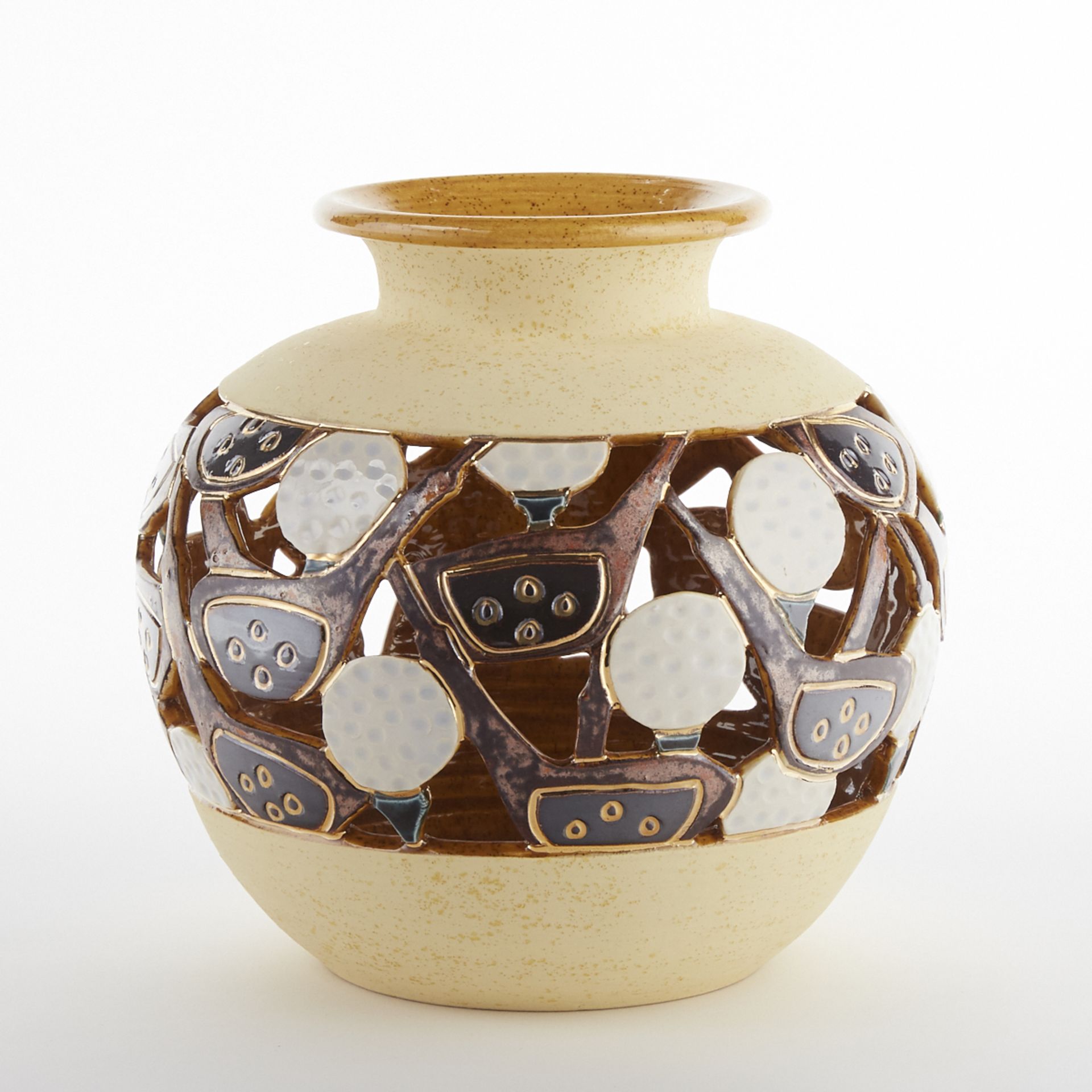 Bonnie Waletzko Reticulated Golf Vase - Image 4 of 5