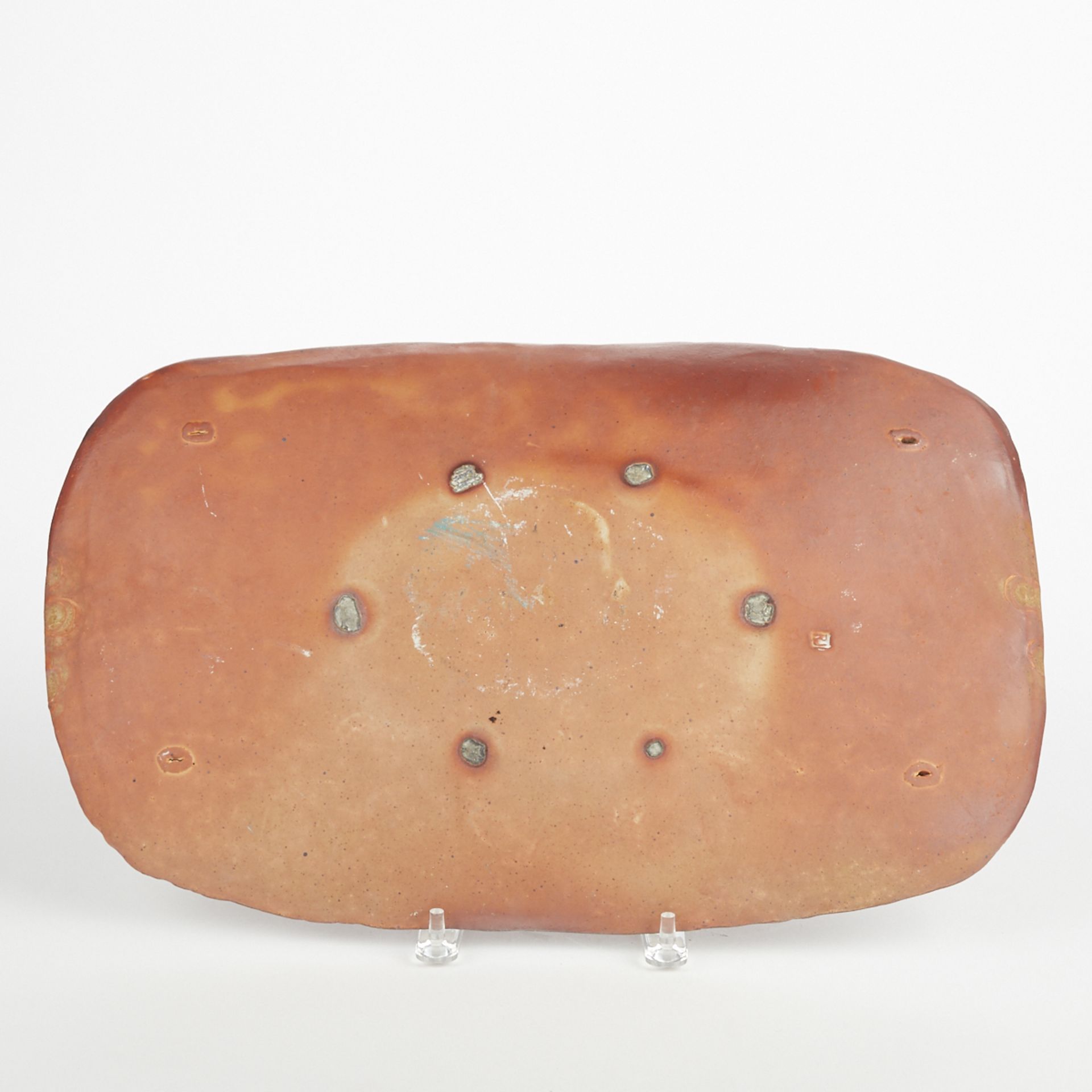 Randy Johnston Anagama Ceramic Platter - Image 4 of 6