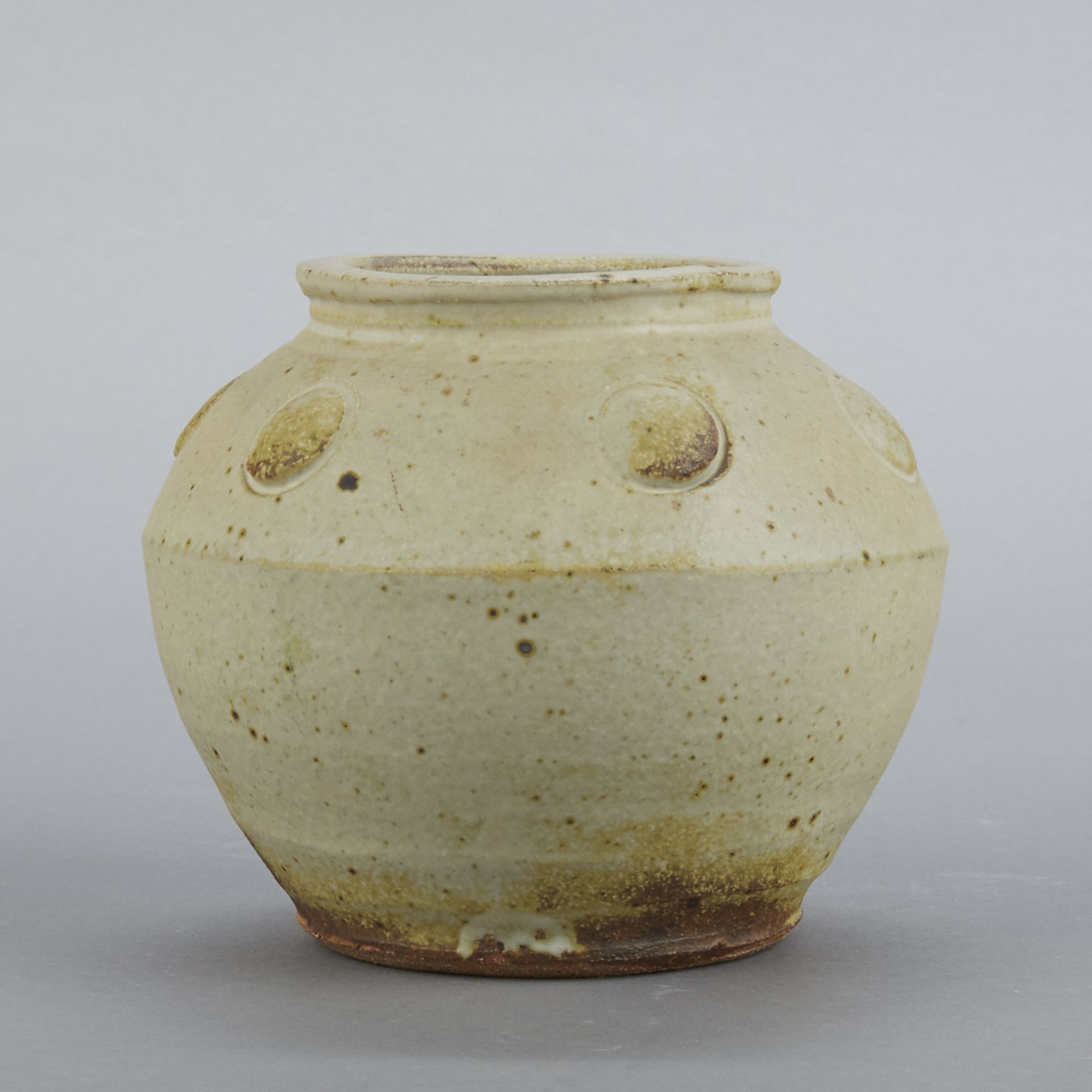 Warren MacKenzie Bowl w/ Raised Circles Marked - Image 2 of 7