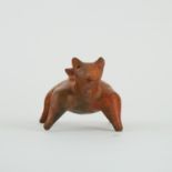 Pre-Columbian Nayarit Ceramic Dog Vessel