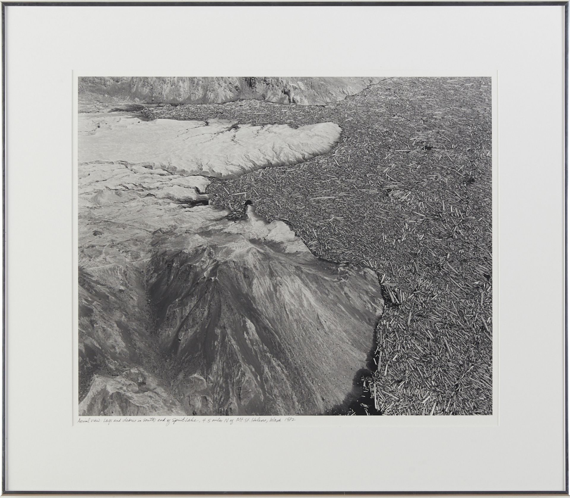 Frank Gohlke "Aerial View: Logs and Debris" Photograph - Image 2 of 3