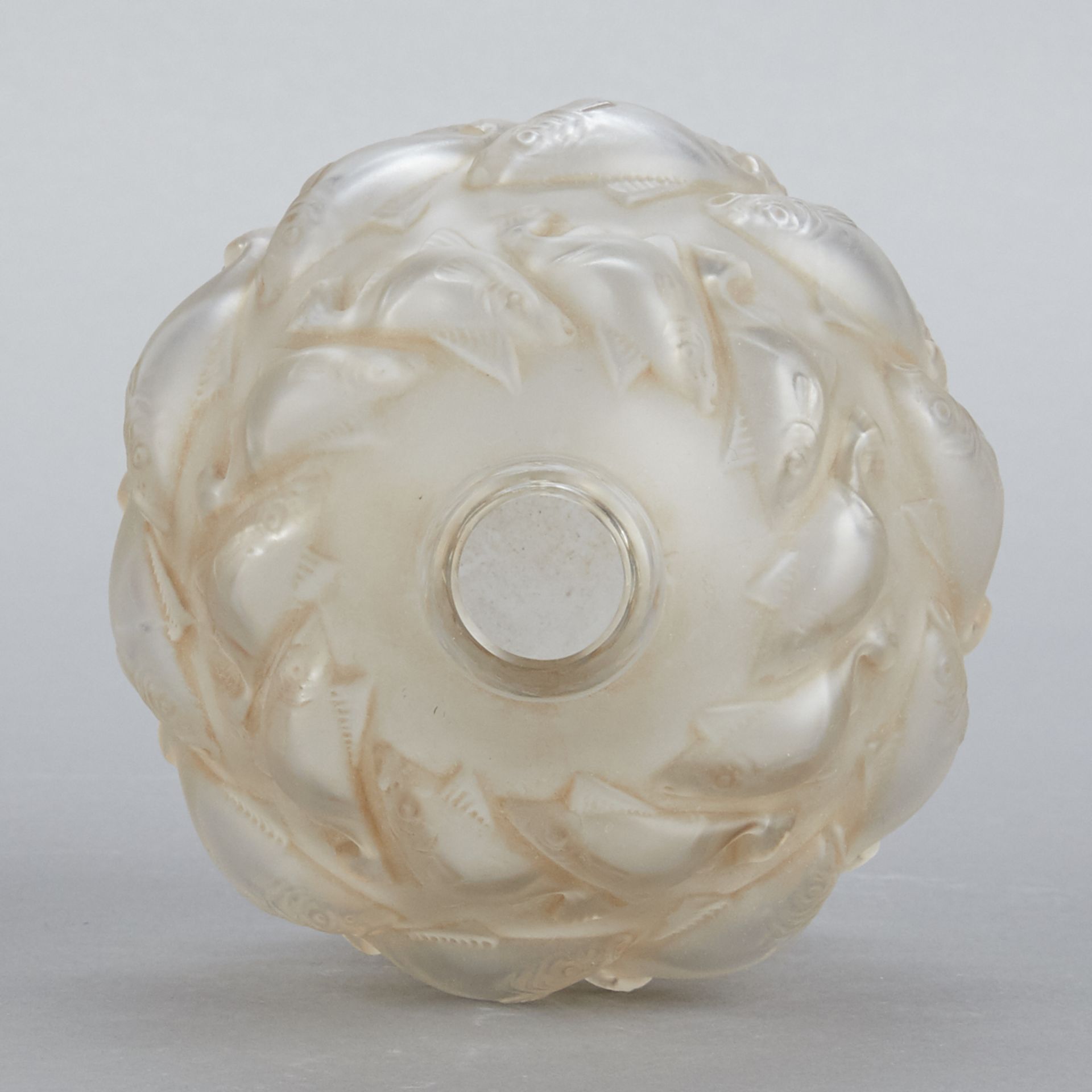 Rene Lalique Glass Camaret Fish Patterned Vase - Bild 4 aus 6