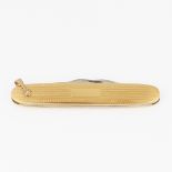 Gold Plated 2-Blade Pocket Knife