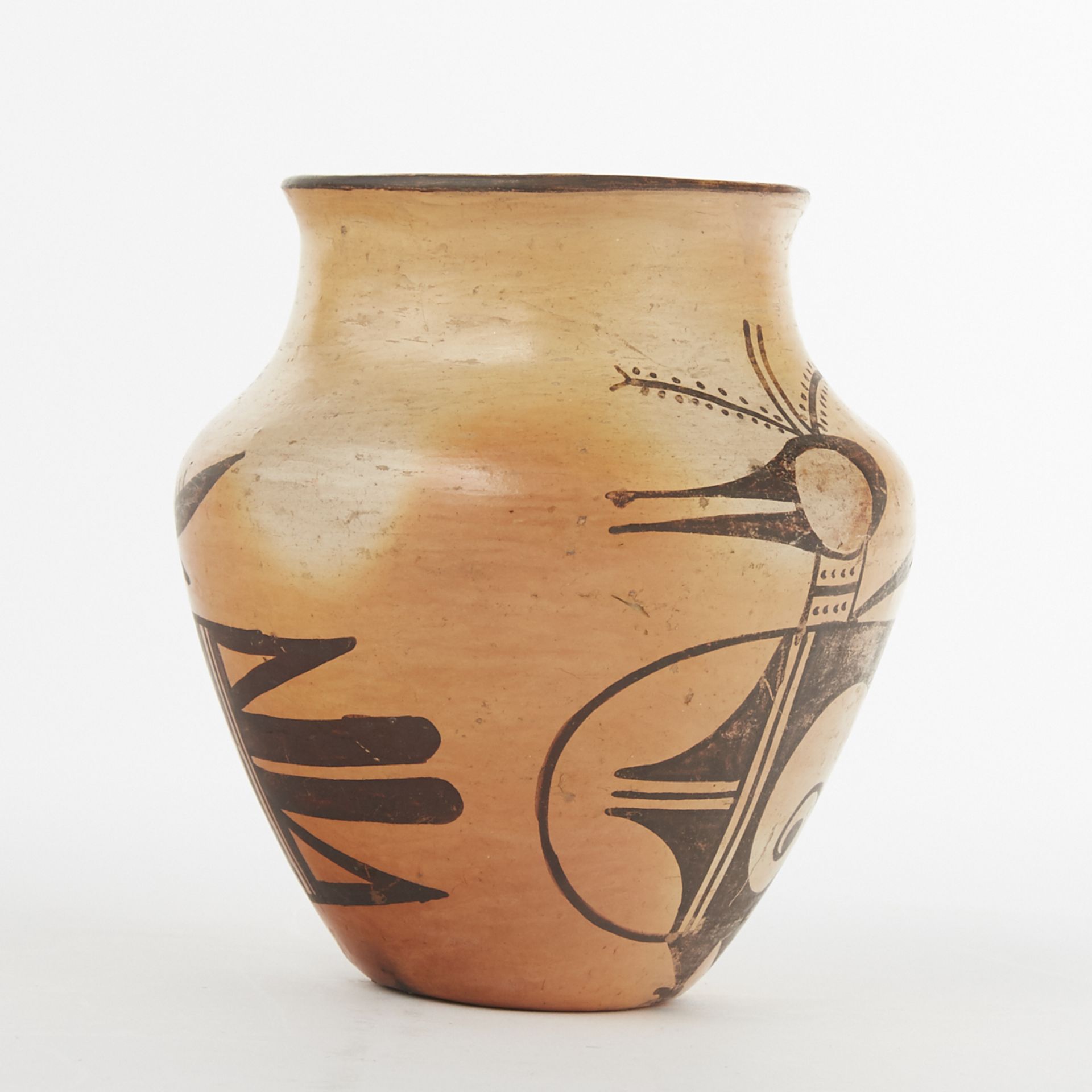 Sadie Adams Hopi Pueblo Tewa "Bird" Pottery Vase - Bild 2 aus 6