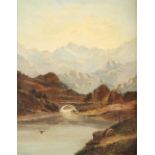 Charles Leslie Landscape Oil on Canvas