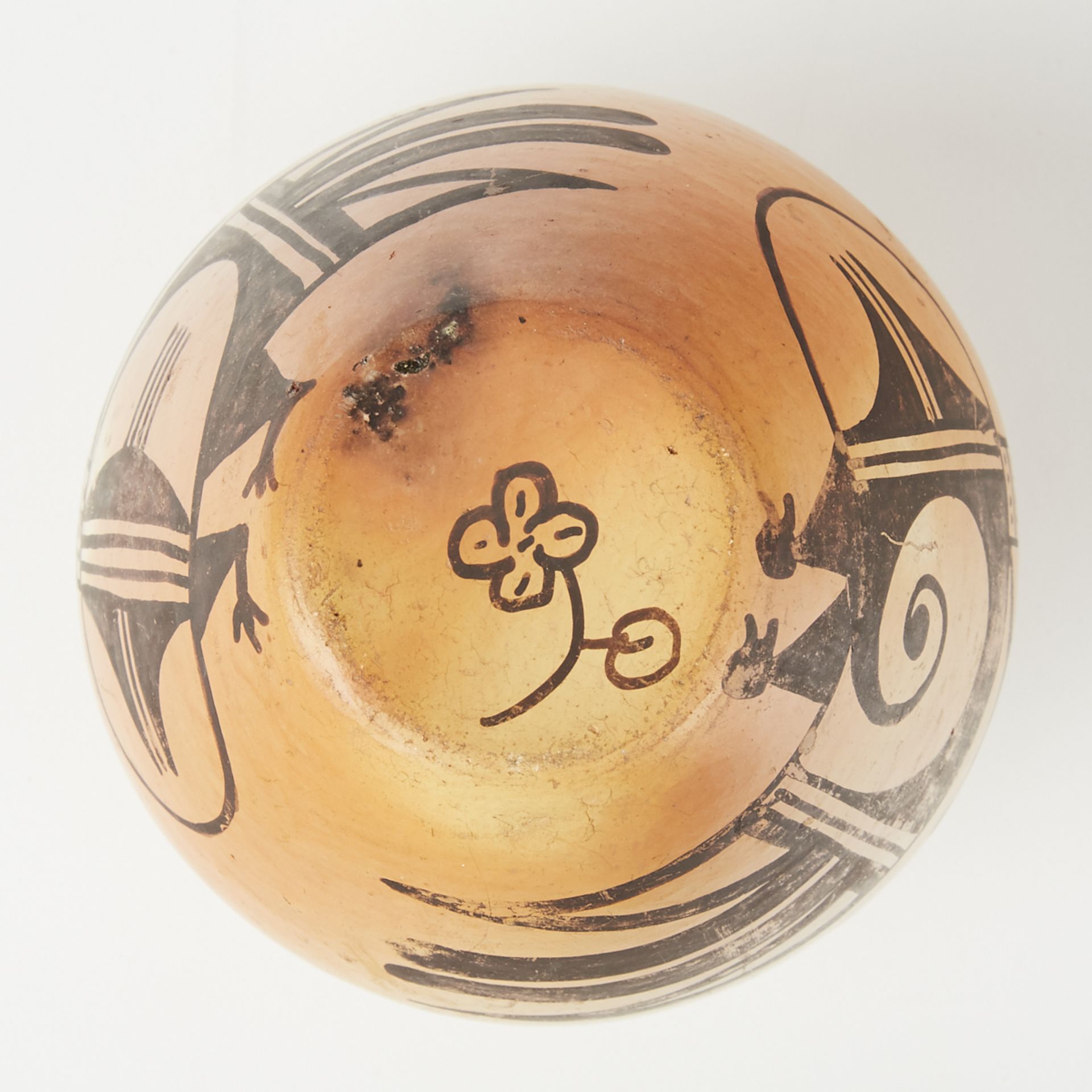 Sadie Adams Hopi Pueblo Tewa "Bird" Pottery Vase - Bild 6 aus 6
